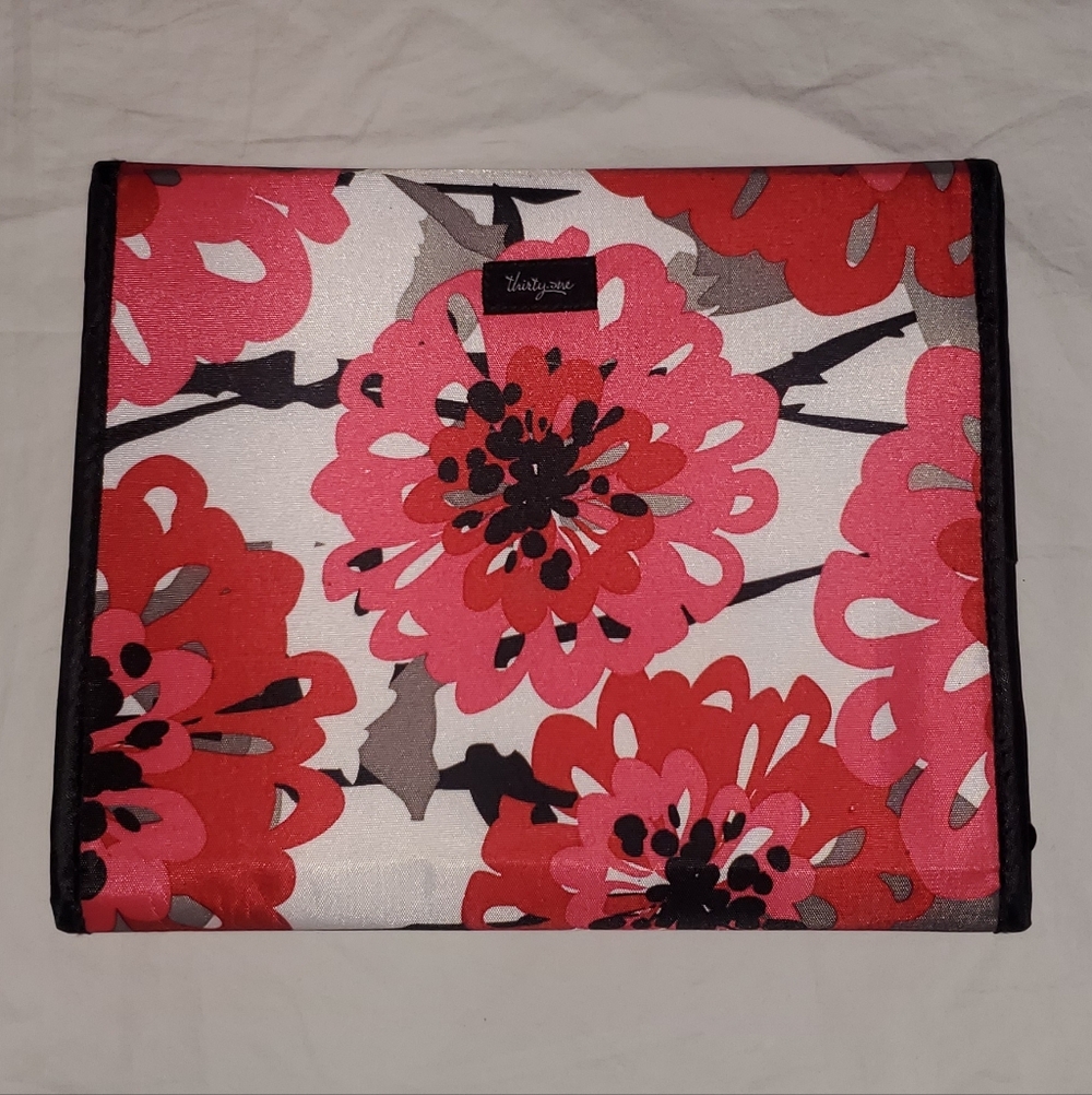 Thirty-One" Floral 10" Tablet or IPad Trifold Carry Case.